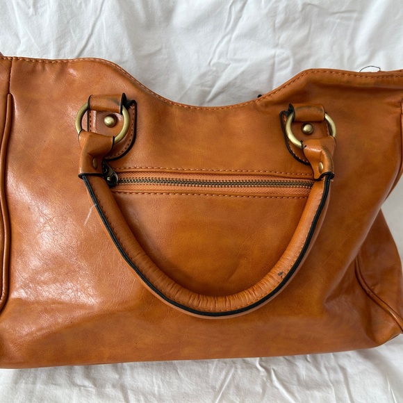 Coach Brown Leather Tote Bag - Picture 2 of 4
